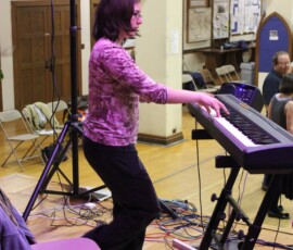 Amy rocks out on the keyboard. IMG_2678